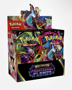 Pokemon TCG ME02 Phantasmal Flames Booster Box FACTORY SEALED! - Image 1
