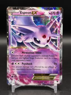 Pokemon Espeon EX 52/122 XY BREAKpoint Ultra Rare English MP - Image 1