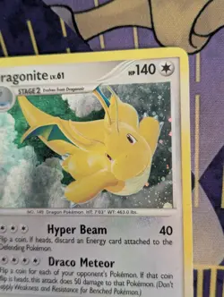 Pokemon TCG Dragonite 2/146 Holo Legends Awakened MP - Image 3