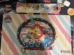 Pokemon World Championships Exclusive 2023 Yokohama Playmat Mat Pikachu - Image 1