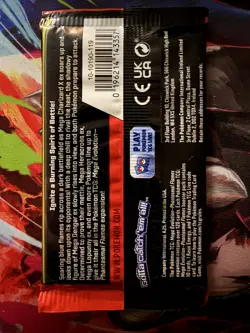 Pokemon Mega Evolution Phantasmal Flames Booster Pack Random art work - Image 3
