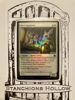 MTG Hare Apparent - Foundations (FDN) (Foil) C #0015 - Image 1