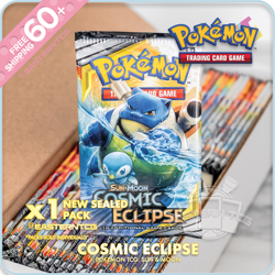 BOOSTER PACK Cosmic Eclipse – Pokemon TCG Official ENG – Sealed New 2019 - Image 1