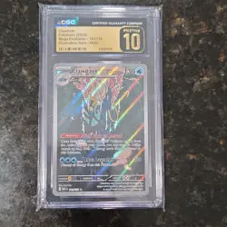 Pokemon Clawitzer 141/132 Mega Evolution Illustration Rare Holo CGC Pristine 10 - Image 1