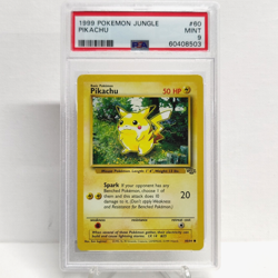 1999 Pokemon Jungle Pikachu 60/64 PSA 9 Mint - Image 1