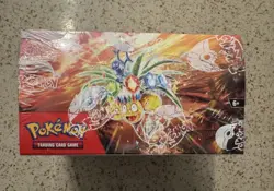 Pokemon TCG Surging Sparks Booster Box Sealed 36 booster packs with Acrylic Case - Image 3