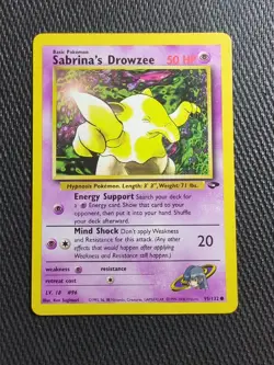 Pokemon TCG Sabrina's Drowzee Gym Challenge 95 Regular Unlimited Common NM - Image 1