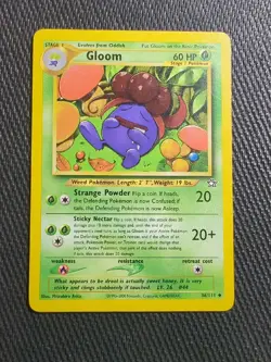 Pokemon TCG Gloom Neo Genesis 36 Regular Unlimited Uncommon - Image 1