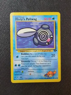 Pokemon TCG Misty's Poliwag Gym Challenge 89 Regular Unlimited Common - Image 1
