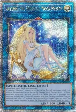Yugioh! LP Artemis, the Magistus Moon Maiden - RA01-EN049 - Quarter Century Secr - Image 1