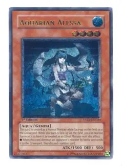 Yugioh! LP Aquarian Alessa - TAEV-EN020 - Ultimate Rare - Unlimited Edition Ligh - Image 1