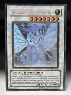 Yugioh! LP Ancient Fairy Dragon - ANPR-EN040 - Ghost Rare - Unlimited Edition Li - Image 1