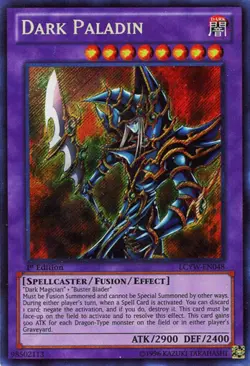 Yugioh! LP Dark Paladin - LCYW-EN048 - Secret Rare - 1st Edition Lightly Played, - Image 1