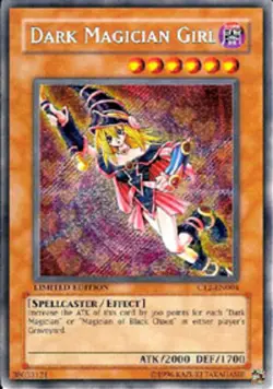 Yugioh! LP Dark Magician Girl - CT2-EN004 - Secret Rare - Limited Edition Lightl - Image 1