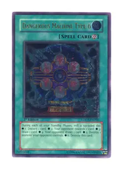 Yugioh! LP Dangerous Machine Type-6 - LODT-EN096 - Ultimate Rare - Unlimited Edi - Image 1