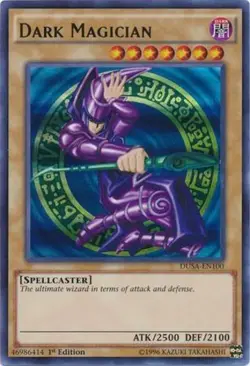 Yugioh! LP Dark Magician - DUSA-EN100 - Ultra Rare - 1st Edition Lightly Played, - Image 1