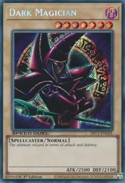 Yugioh! LP Dark Magician (G) - SBC1-ENG01 - Secret Rare - 1st Edition Lightly Pl - Image 1