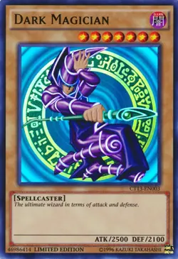 Yugioh! LP Dark Magician - CT13-EN003 - Ultra Rare - Limited Edition Lightly Pla - Image 1