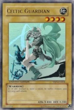 Yugioh! LP Celtic Guardian - YAP1-EN004 - Ultra Rare - Limited Edition Lightly P - Image 1