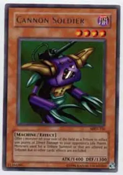 Yugioh! LP Cannon Soldier - MRD-106 - Rare - 1st Edition Lightly Played, English - Image 1