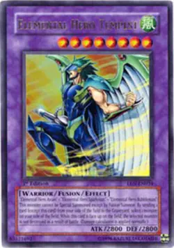 Yugioh! LP Elemental Hero Tempest - EEN-EN034 - Ultra Rare - Unlimited Edition L - Image 1