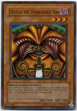 Yugioh! LP Exodia the Forbidden One - LOB-124 - Ultra Rare - Unlimited Edition L - Image 1