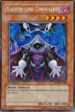Yugioh! LP Earthbound Linewalker - ABPF-EN088 - Secret Rare - 1st Edition Lightl - Image 1