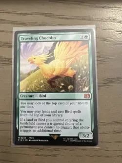 Traveling Chocobo #210 (NM) Final Fantasy FIN Magic MTG - Image 1