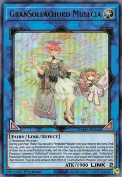 Yugioh! LP GranSolfachord Musecia - DAMA-EN048 - Ultra Rare - 1st Edition Lightl - Image 1