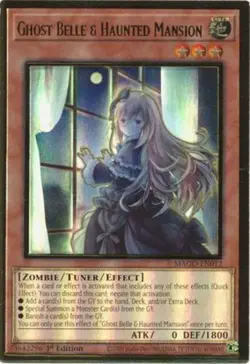 Yugioh! LP Ghost Belle & Haunted Mansion (Alternate Art) - MAGO-EN012 - Premium - Image 1