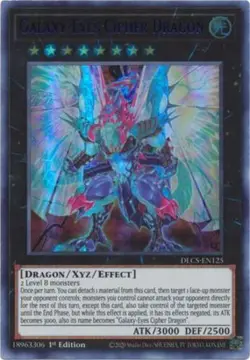 Yugioh! LP Galaxy-Eyes Cipher Dragon (Blue) - DLCS-EN125 - Ultra Rare - 1st Edit - Image 1