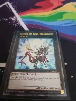 Yugioh! - Number 20: Giga-Brilliant - STAX-EN042 - Ultra Rare 1st-NM/M - Image 1