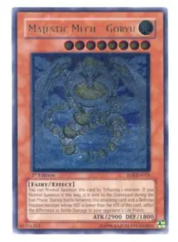 Yugioh! LP Majestic Mech - Goryu - EOJ-EN016 - Ultimate Rare - 1st Edition Light - Image 1