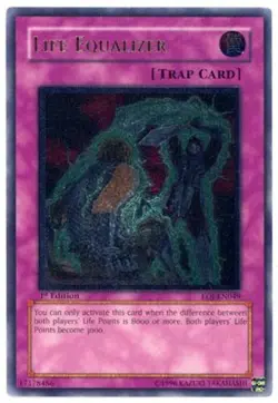 Yugioh! LP Life Equalizer - EOJ-EN049 - Ultimate Rare - 1st Edition Lightly Play - Image 1
