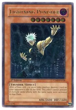 Yugioh! LP Lightning Punisher - CDIP-EN026 - Ultimate Rare - 1st Edition Lightly - Image 1