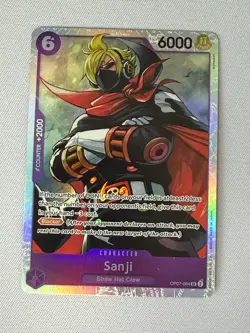 Sanji OP07-064 SR ONE PIECE Tcg Card Game NM - Image 1
