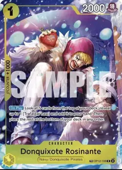 One Piece Tcg English OP14 Donquixote Rosinante Treasure Rare TR OP12-108 R NM! - Image 1