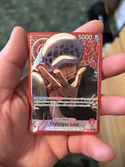 One Piece Trafalgar Law OP14-001 Leader Alt Art English - Image 1
