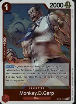 Carrying On His Will #OP13-016 Monkey.D.Garp - Image 1