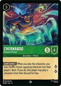 Chernabog - Unnatural Force 77/204 Winterspell Non-Foil Disney Lorcana - Image 1