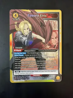 Union Arena TCG Edward Elric SR UE08BT/FMA-1-012 Fullmetal Alchemist - Image 1