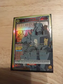 Union Arena TCG Alphonse Elric (SR) UE09BT/FMA-1-004 Fullmetal Alchemist - Image 1