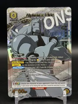 Alphonse Elric UE09BT/FMA-1-004 SR* Foil Fullmetal Alchemist Union Arena TCG - Image 1