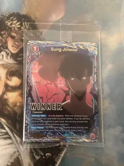 Union Arena Solo Leveling Sung Jinwoo Winner UEPR/SLG-1-019 Bandai - Image 1