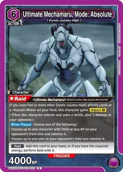 Ultimate Mechamaru, Mode: Absolute Foil - UEX02BT/JJK-3-027 NM - Union Arena - Image 1