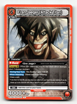 Union Arena Eren Jaeger (Attack Titan) (093) - UE10BT: Attack on Titan - Image 1