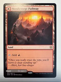 MTG Zendikar Rising (ZNR) - Needleverge Pathway / Pillarverge Pathway #263/280 R - Image 3