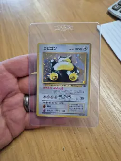 Pokemon TCG Snorlax Holo Card Japanese Jungle Series 1999 No. 143 Lightly Played - Image 1