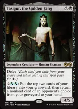 Tasigur, the Golden Fang -Foil Near Mint MTG Ultimate Masters - Image 1