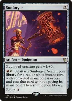 MTG Sunforger - 275 / English / Moderately Played - Image 1